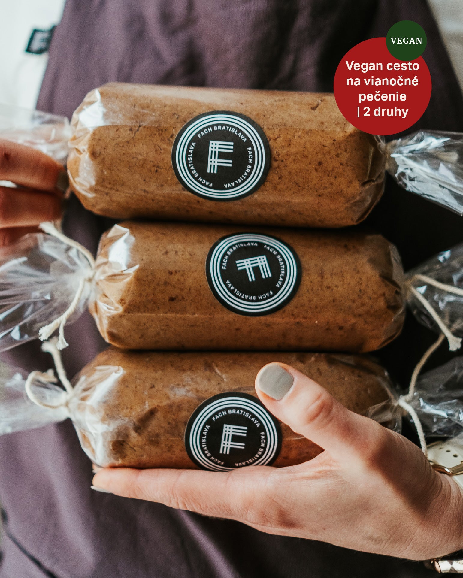 Vegan cesto na vianočné pečenie - 2 druhy