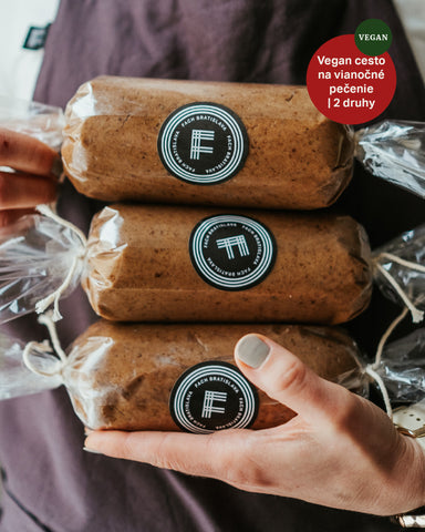 Vegan cesto na vianočné pečenie - 2 druhy