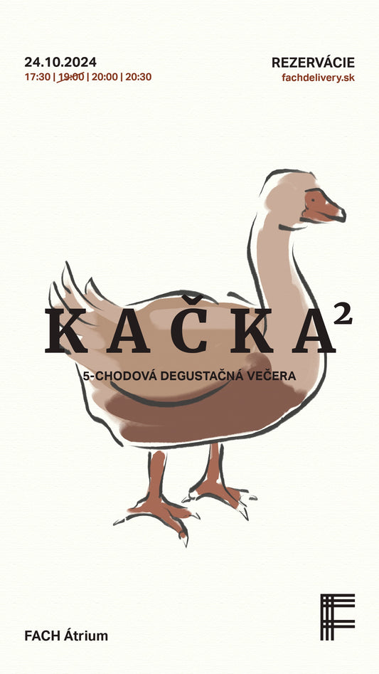 KAČKA - Degustačná večera